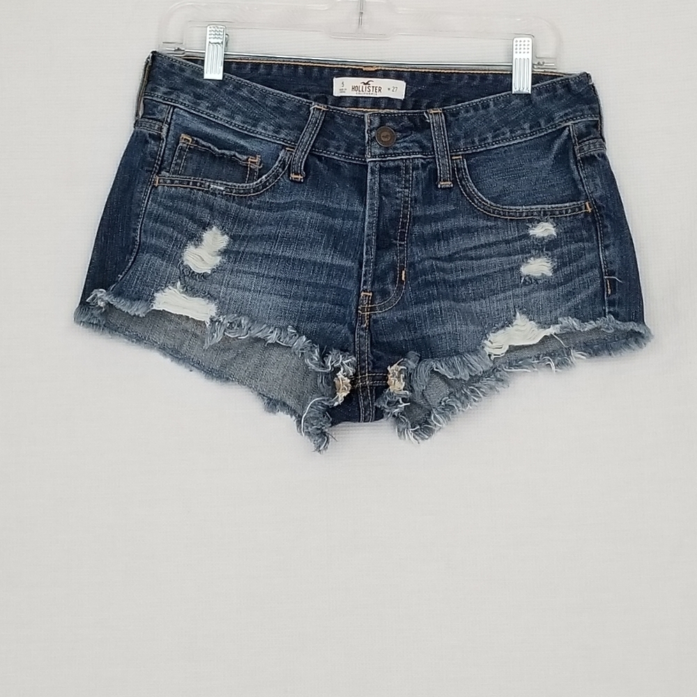 Hollister Destroyed Jean Shorts